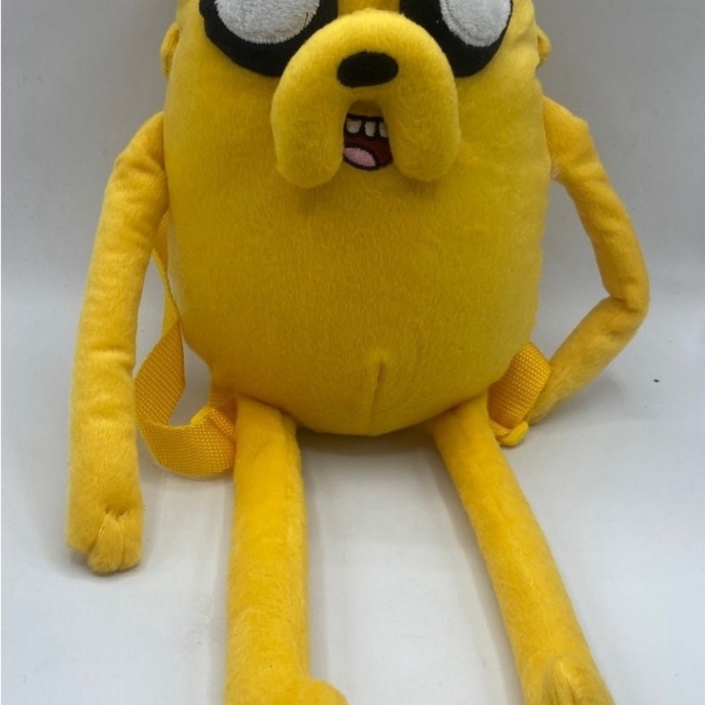 COPY - Adventure Time 17" Plush Backpack  - Jake -